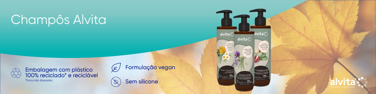 Cuidar do cabelo com Champôs Alvita